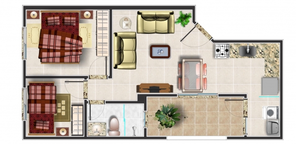 Apartamento - Pq. Eramo Assunção - 