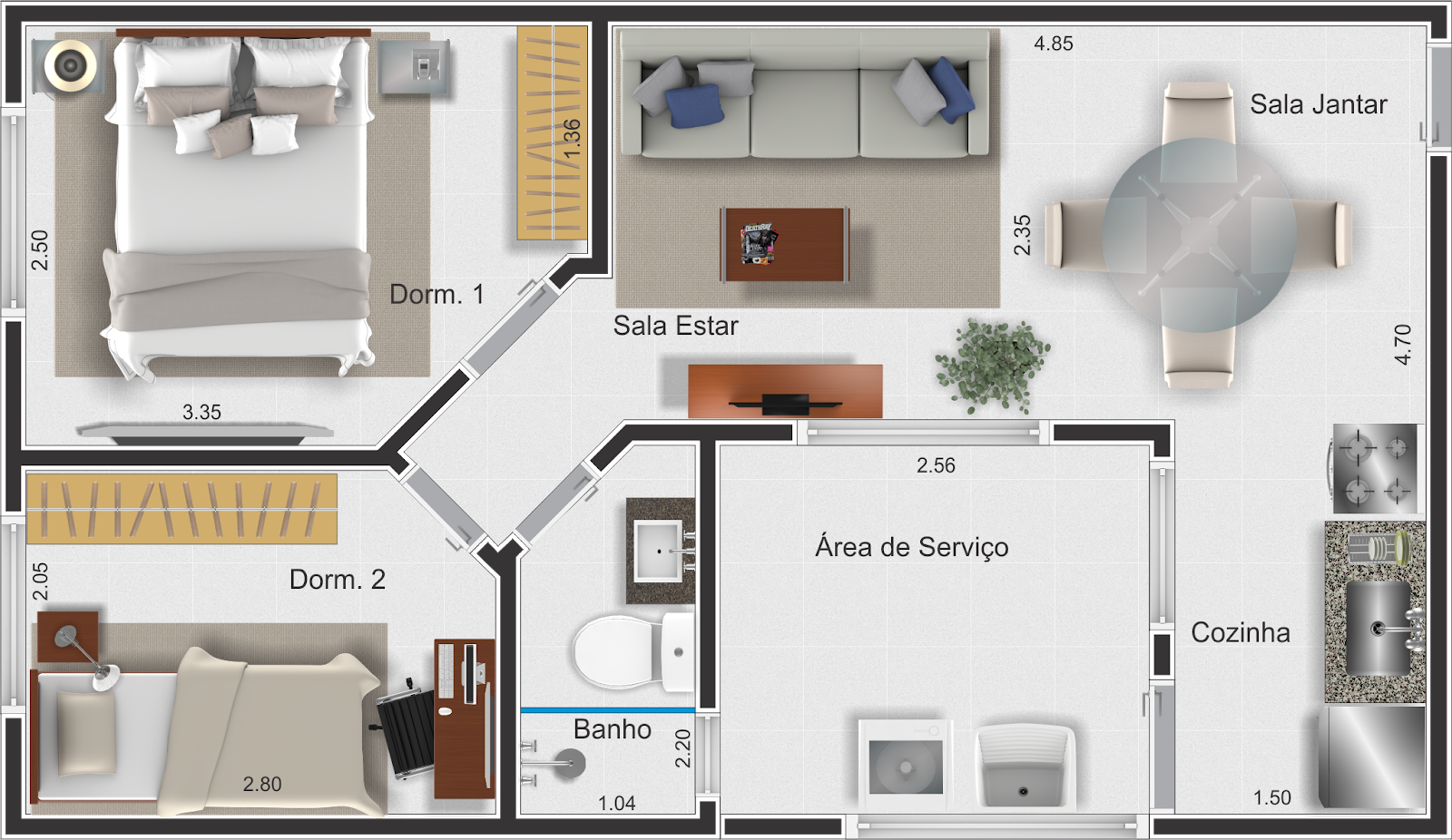 Apto Em Construção Vila Junqueira - Apto Sem Condomínio Entrega Nov/19