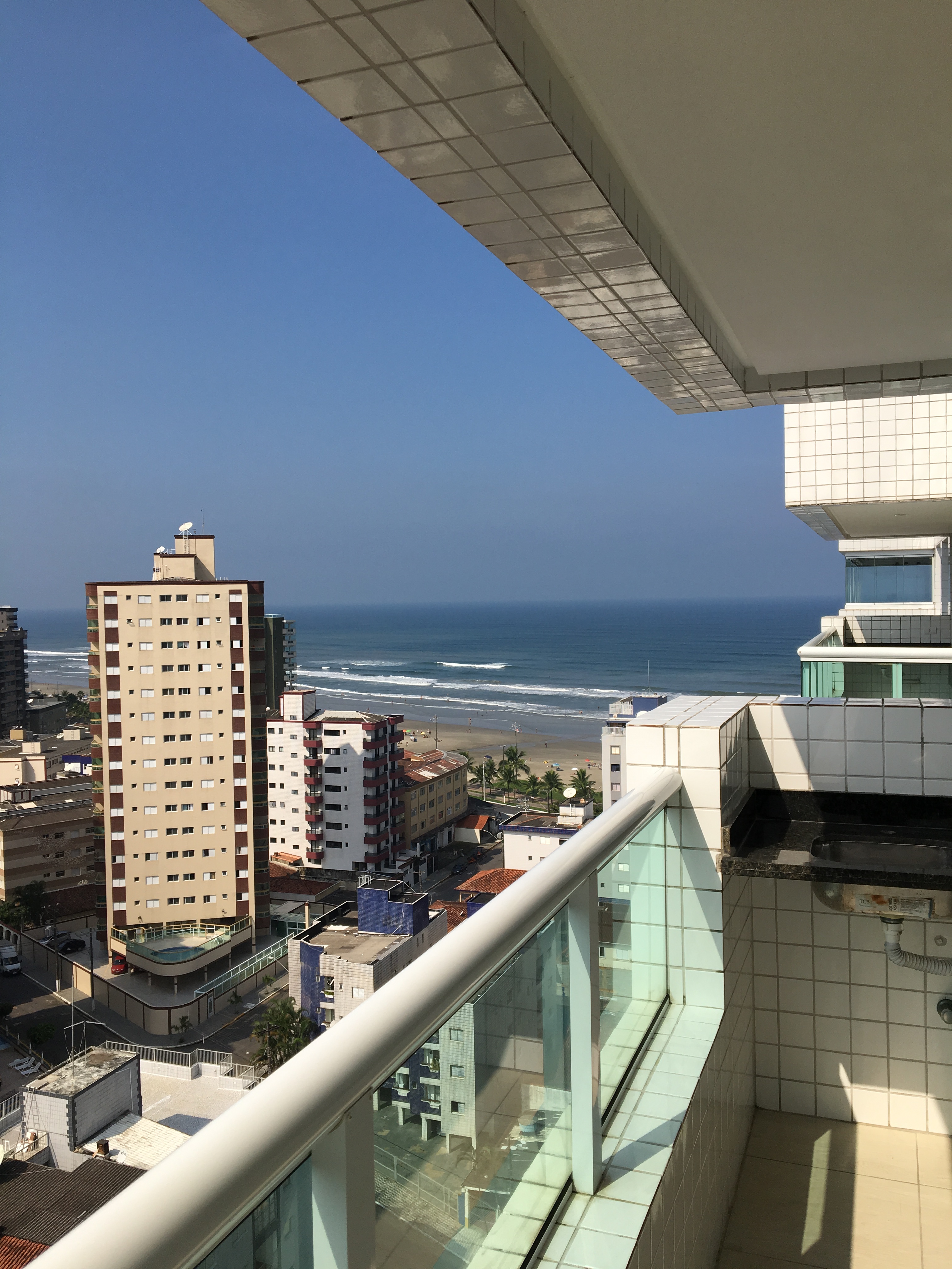 Apto Maravilhoso Vista Para O Mar - Apto V. Caiçara Próximo Da Praia